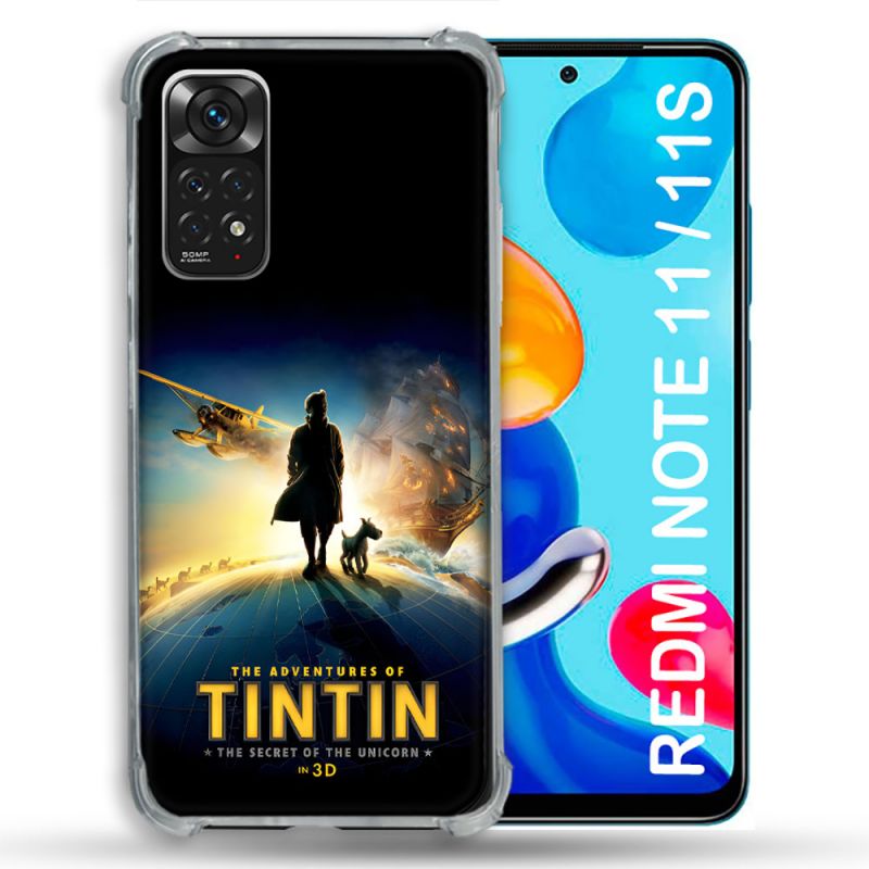 Coque Pour Xiaomi Redmi Note 11 / 11S Tintin Affiche