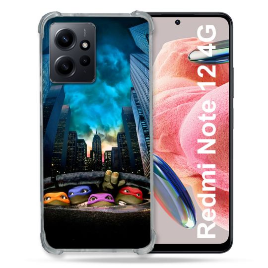 Coque Pour Xiaomi Redmi Note 12 4G Tortue Ninja Ville