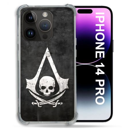 Coque Pour Iphone 14 Pro Assassin Creed Tete Mort