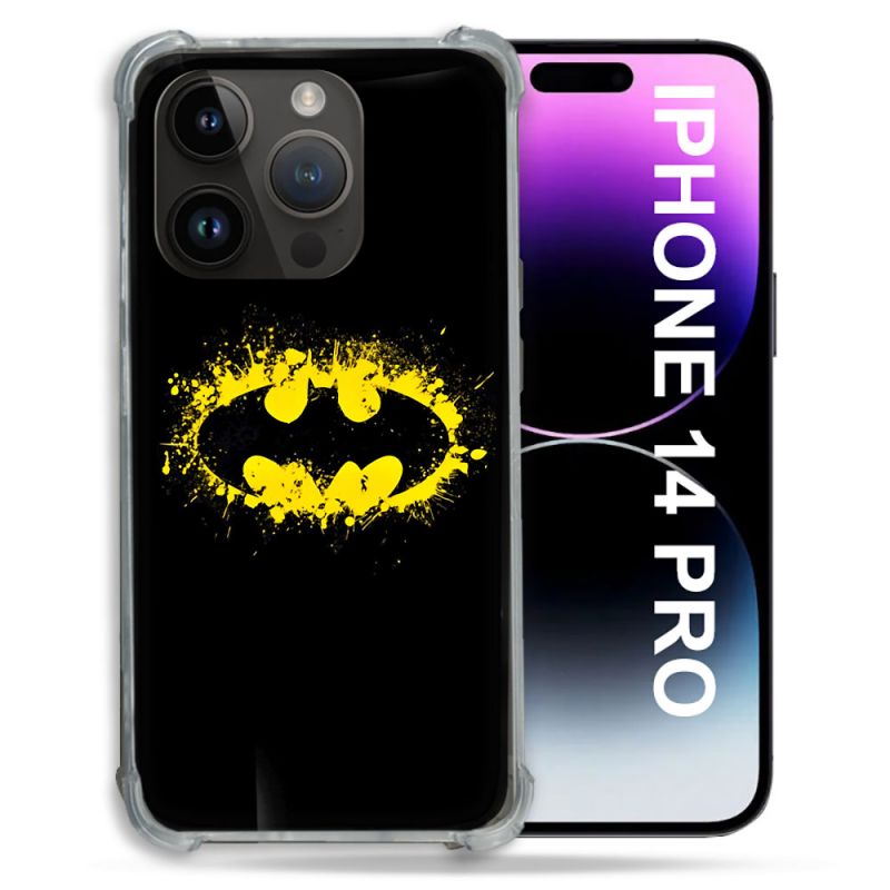 Coque Pour Iphone 14 Pro Batman Logo