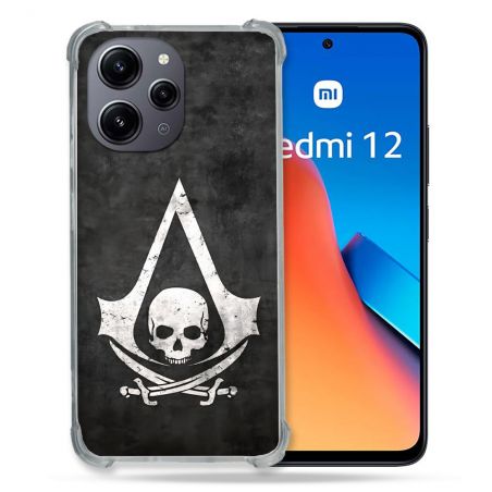 Coque Pour Xiaomi Redmi 12 5G Assassin Creed Tete Mort