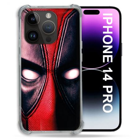 Coque Pour Iphone 14 Pro Deadpool Yeux