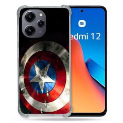 Coque Pour Xiaomi Redmi 12 5G Captain America Bouclier