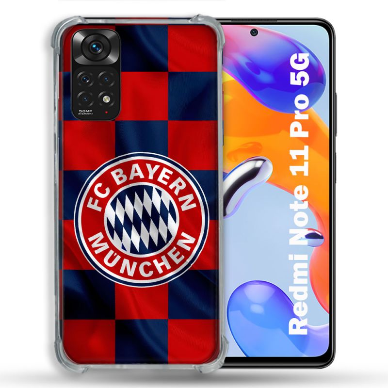 Coque Pour Xiaomi Redmi Note 11 Pro / 11 Pro 5G Foot Bayern Munich Carreaux