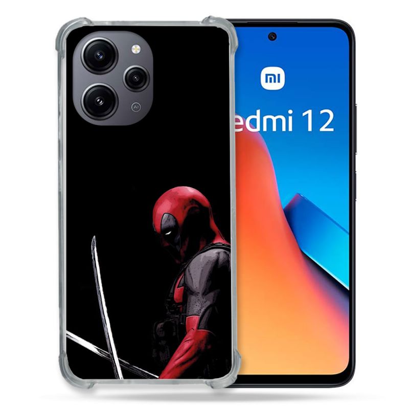 Coque Pour Xiaomi Redmi 12 5G Deadpool Epee