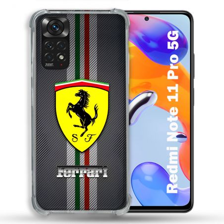 Coque Pour Xiaomi Redmi Note 11 Pro / 11 Pro 5G Ferrari Carbone
