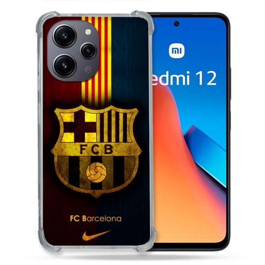 Coque Pour Xiaomi Redmi 12 5G Foot FC Barcelone Vintage