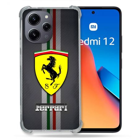 Coque Pour Xiaomi Redmi 12 5G Ferrari Carbone