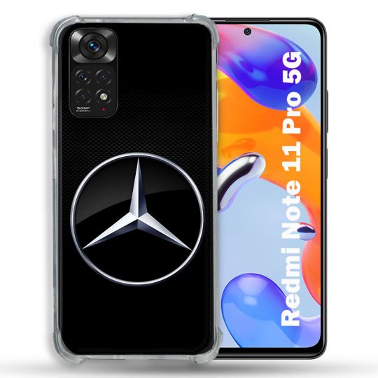 Coque Pour Xiaomi Redmi Note 11 Pro / 11 Pro 5G Mercedes Carbone