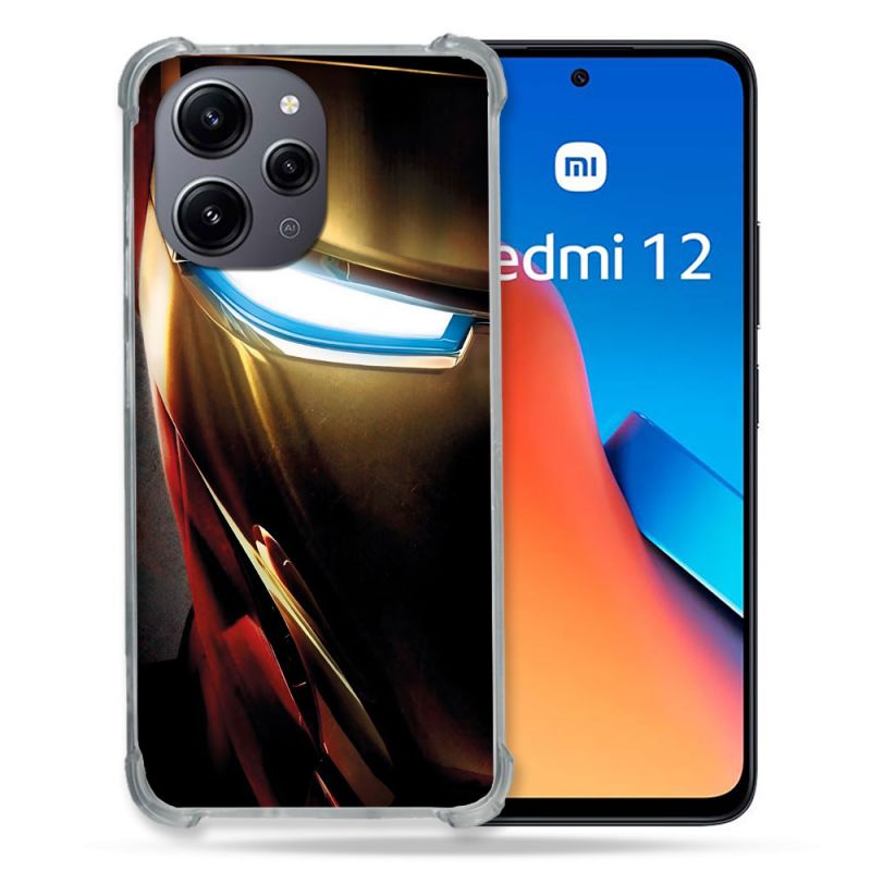 Coque Pour Xiaomi Redmi 12 5G Iron Man Casque