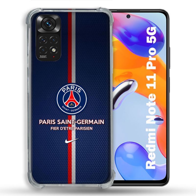 Coque Pour Xiaomi Redmi Note 11 Pro / 11 Pro 5G Foot PSG Fier