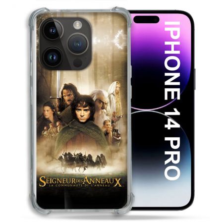 Coque Pour Iphone 14 Pro Le seigneur Des Anneaux Affiche