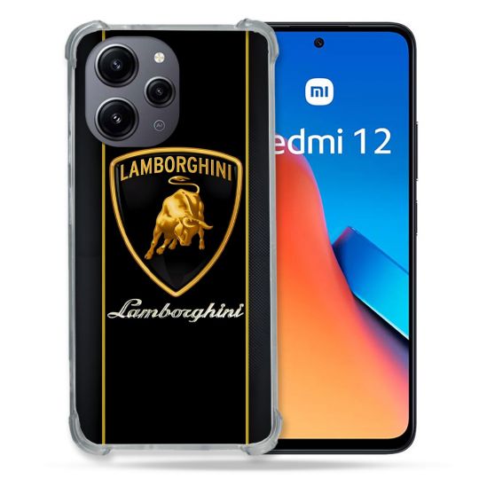 Coque Pour Xiaomi Redmi 12 5G Lamborghini Carbone