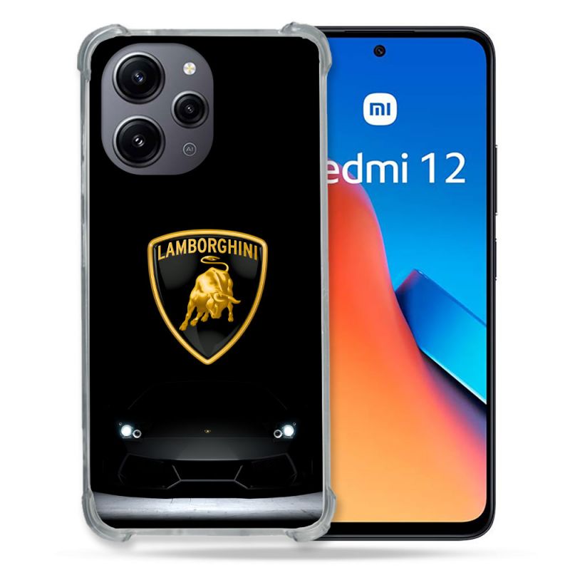 Coque Pour Xiaomi Redmi 12 5G Lamborghini Noir