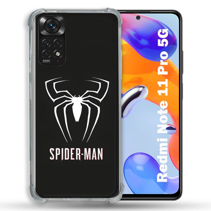 Coque Pour Xiaomi Redmi Note 11 Pro / 11 Pro 5G Spiderman Logo