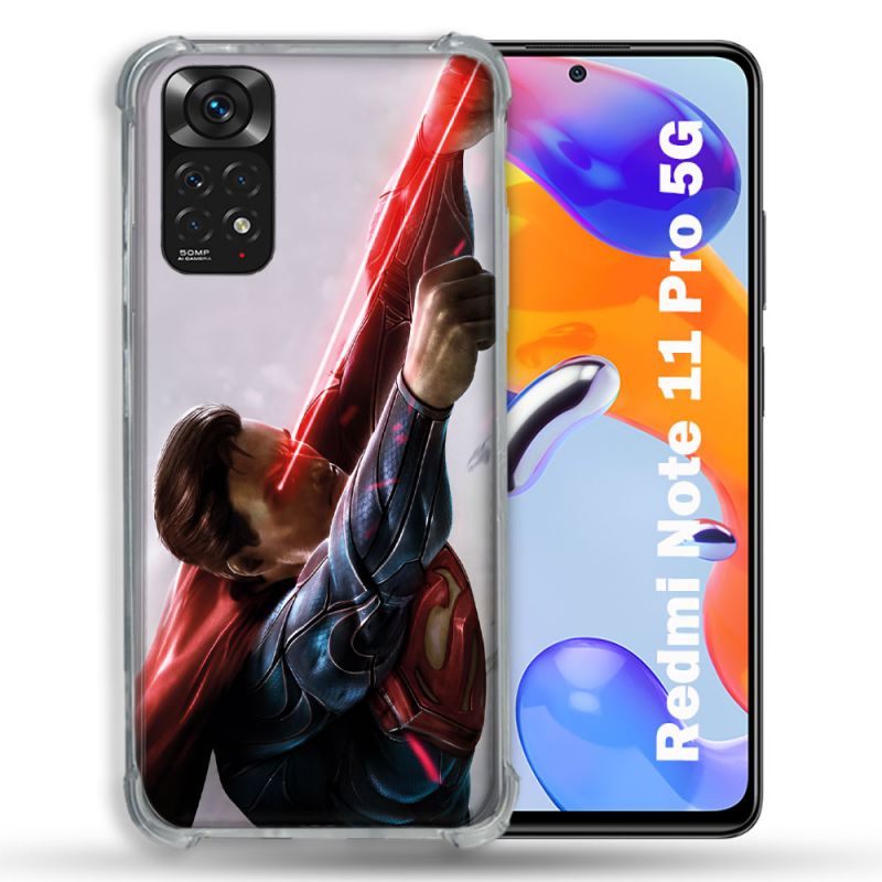 Coque Pour Xiaomi Redmi Note 11 Pro / 11 Pro 5G Superman Laser