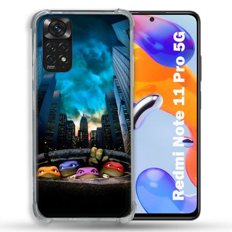Coque Pour Xiaomi Redmi Note 11 Pro / 11 Pro 5G Tortue Ninja Ville