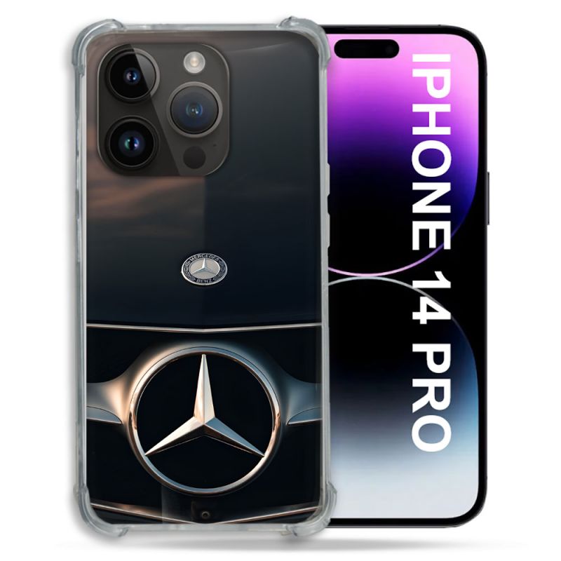 Coque Pour Iphone 14 Pro Mercedes Calendre