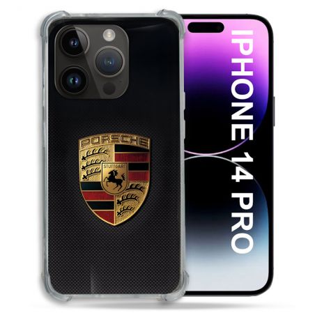 Coque Pour Iphone 14 Pro Porsche Carbone