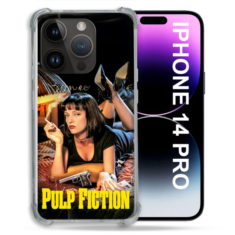 Coque Pour Iphone 14 Pro Pulp Fiction Affiche