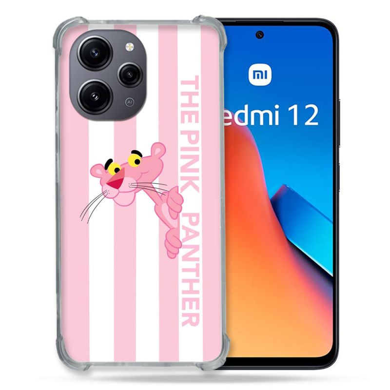 Coque Pour Xiaomi Redmi 12 5G Panthere Rose
