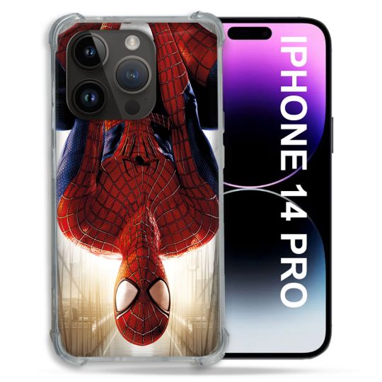 Coque Pour Iphone 14 Pro Spiderman Invers