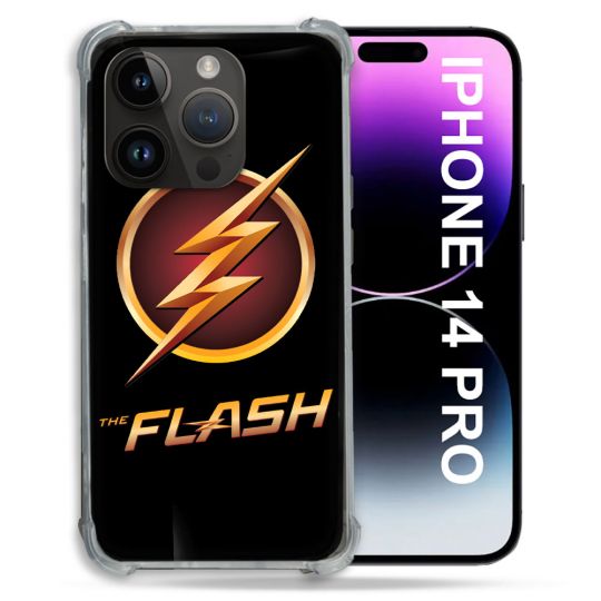 Coque Pour Iphone 14 Pro The Flash Logo
