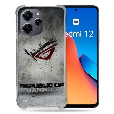 Coque Pour Xiaomi Redmi 12 5G ROG Gris