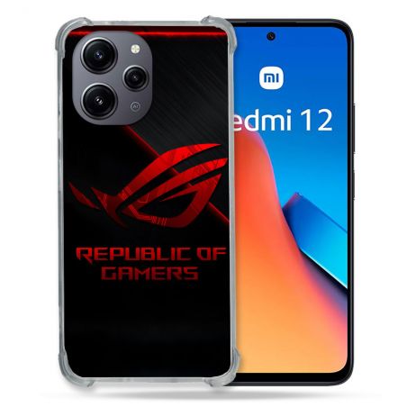 Coque Pour Xiaomi Redmi 12 5G ROG Rouge
