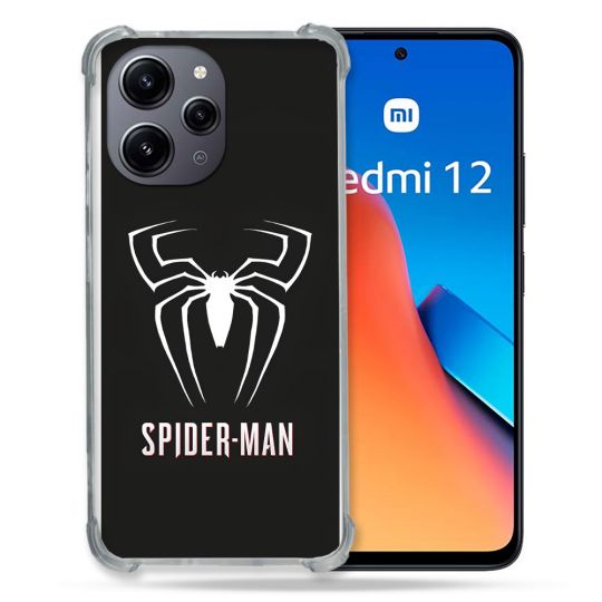 Coque Pour Xiaomi Redmi 12 5G Spiderman Logo