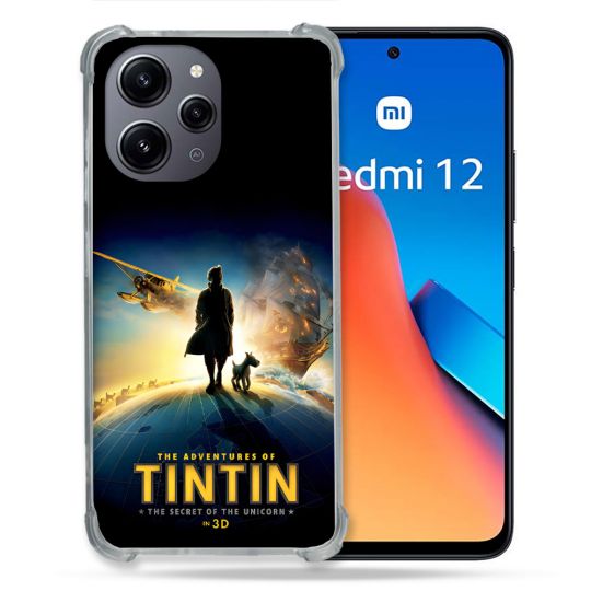 Coque Pour Xiaomi Redmi 12 5G Tintin Affiche