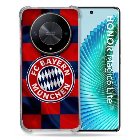 Coque Pour Huawei Honor Magic 6 Lite Foot Bayern Munich Carreaux