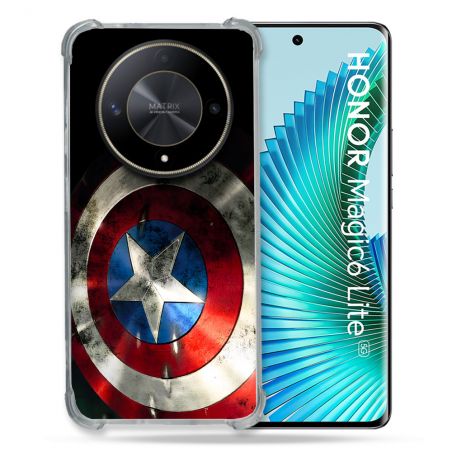 Coque Pour Huawei Honor Magic 6 Lite Captain America Bouclier