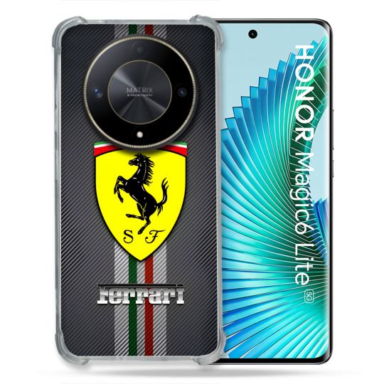 Coque Pour Huawei Honor Magic 6 Lite Ferrari Carbone