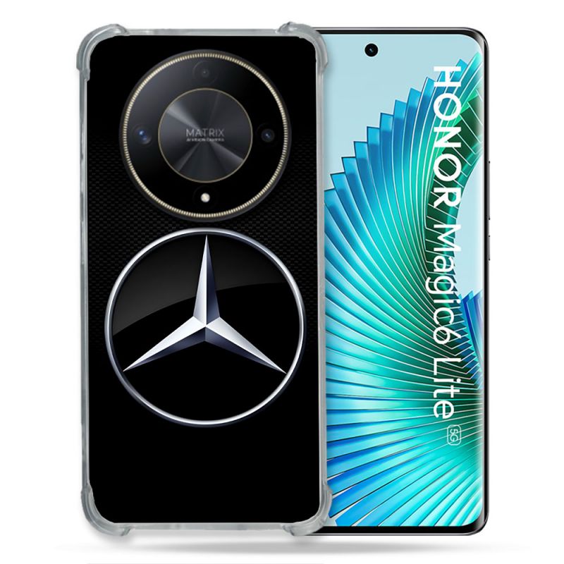 Coque Pour Huawei Honor Magic 6 Lite Mercedes Carbone