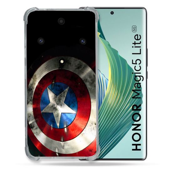 Coque Pour Huawei Honor Magic 5 Lite Captain America Bouclier