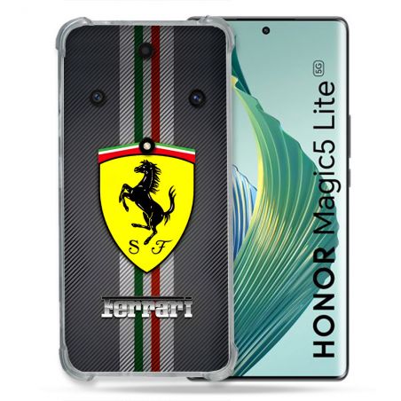 Coque Pour Huawei Honor Magic 5 Lite Ferrari Carbone