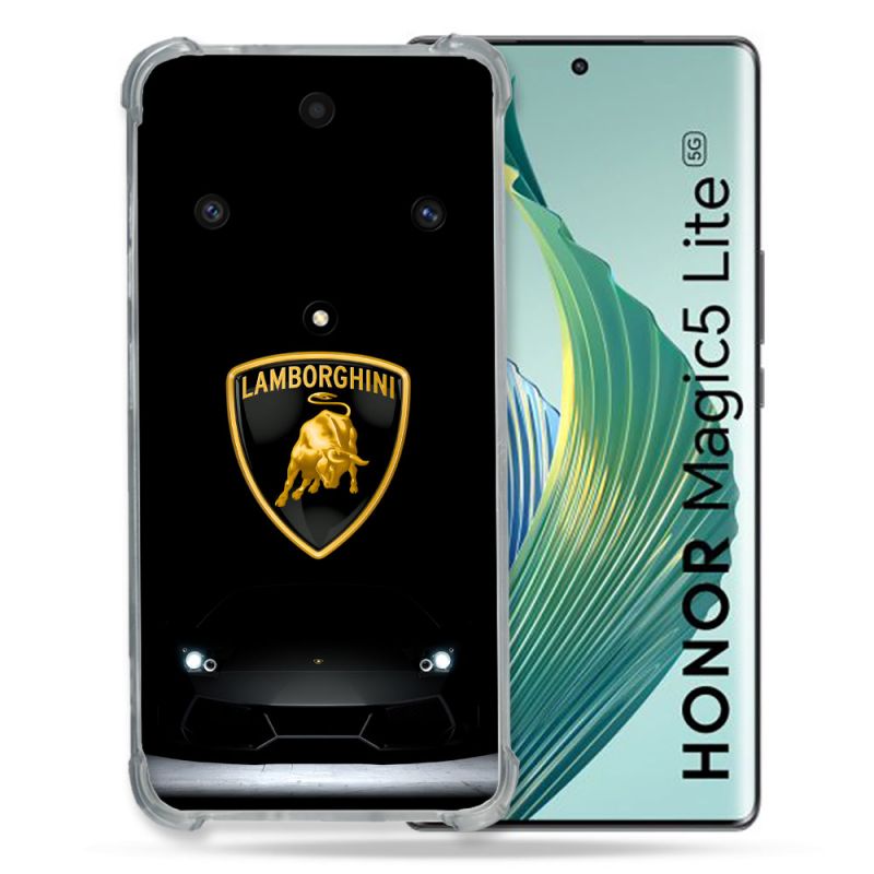 Coque Pour Huawei Honor Magic 5 Lite Lamborghini Noir