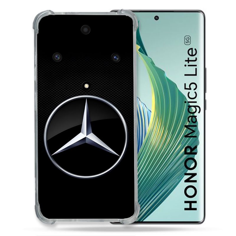 Coque Pour Huawei Honor Magic 5 Lite Mercedes Carbone