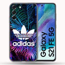 Coque Pour Samsung Galaxy S21 FE Adidas Palmier