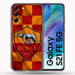 Coque Pour Samsung Galaxy S21 FE Foot As Roma