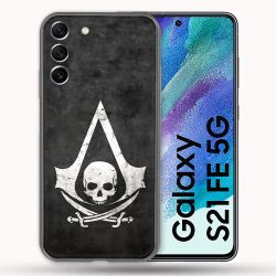 Coque Pour Samsung Galaxy S21 FE Assassin Creed Tete Mort