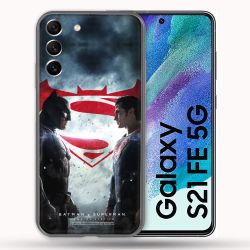 Coque Pour Samsung Galaxy S21 FE Batman VS Superman
