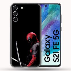 Coque Pour Samsung Galaxy S21 FE Deadpool Epee