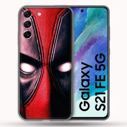 Coque Pour Samsung Galaxy S21 FE Deadpool Yeux