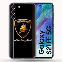 Coque Pour Samsung Galaxy S21 FE Lamborghini Carbone