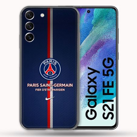 Coque Pour Samsung Galaxy S21 FE Foot PSG Fier