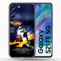 Coque Pour Samsung Galaxy S21 FE Retour Vers Le Futur Affiche