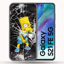 Coque Pour Samsung Galaxy S21 FE Simpson Bart