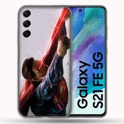 Coque Pour Samsung Galaxy S21 FE Superman Laser